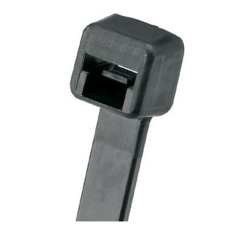 Panduit Cable Tie, 7-1/2 in L, 1.88 in Max Bundle Dia., Black, Nylon 6/6, 50 lb Strength, 1000 PK PLT2S-M300